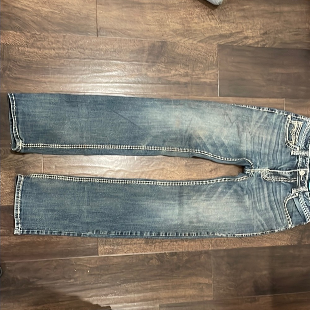 Men's Rock & Roll Denim Revolver Straight leg Slim Jean